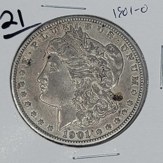 1901-O Morgan Dollar, AU