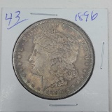 1896 Morgan Dollar, AU