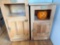 2 White Clad Reproduction Refrigerators- Brass Tag & Hardware