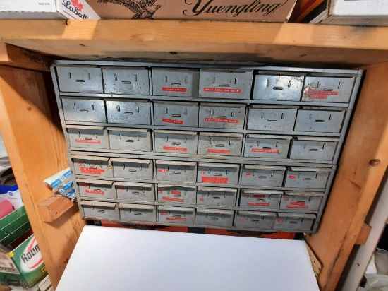 2 Gray 18- Drawer Nut & Bolt Cabinets