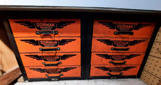 2 Orange Dorman Nut & Bolt Cabinets
