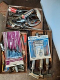 Grease Guns, Tools, Puller, Brake Tools, Oil Filter, Wrenches in 3 Boxes