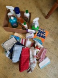 Towels, Dish Rags, Cleaning Supplies