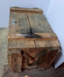 Wooden Box of Distributors and Parts, Appears to be Ford