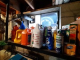 Shelf Lot of Cleaning Supplies- Over the Washer