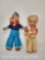 Popeye Doll and Rickey, Jr. Doll