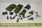 Pieces from Army Play Set- Vehicles, Tent, Firearms, Figures. All Plastic