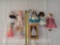 9 Small Dolls, Including Heidi Ott Swiss Doll in Box, Midwest Heart Felts, Etc.