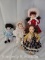 4 Contemporary Bisque Head Dolls Including Dolls by Pauline