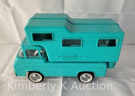 Ny-Lint Pressed Steel and Plastic Toy Truck & Camper