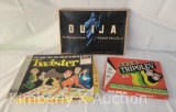 3 Vintage Games including Twister, Ouija & Tripoley
