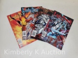 4 Issues CHAOS! COMICS Comic Books: Lady Death: Judgment War Prelude and Set of 3 Judgement War