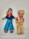 Popeye Doll and Rickey, Jr. Doll