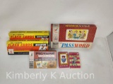 Password Game, Subtraction & Addition Cards, Picture Words and 2 Card Games