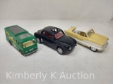 Lesney Matchbox Racing Transporter M-6 and 2 Hubley Scale Models