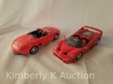 2 Maisto Cars- Mustang Mach III and Ferrari F50