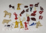 Plastic Figures Including People & Animals