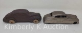2 Metal Cars- Rubber Corp. JRN IND Oldsmobile & Ral-Stoy, Both Made in USA