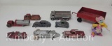 Assorted Wood & Metal Cars & Trucks