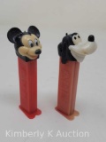 Mickey & Pluto PEZ Dispensers, Both Made in Austria