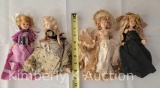 4 Small 1940's Dolls Including 1 Duchess Doll Corp.