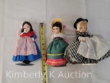 3 Madame Alexander Dolls, Including Belgium, Italy and Great Britain