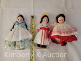 3 Madame Alexander Dolls, Including Argentina, Tunisia and Russia