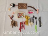 Miniature Flatware, Clothespins, Doll Clothes Hangers, Etc.