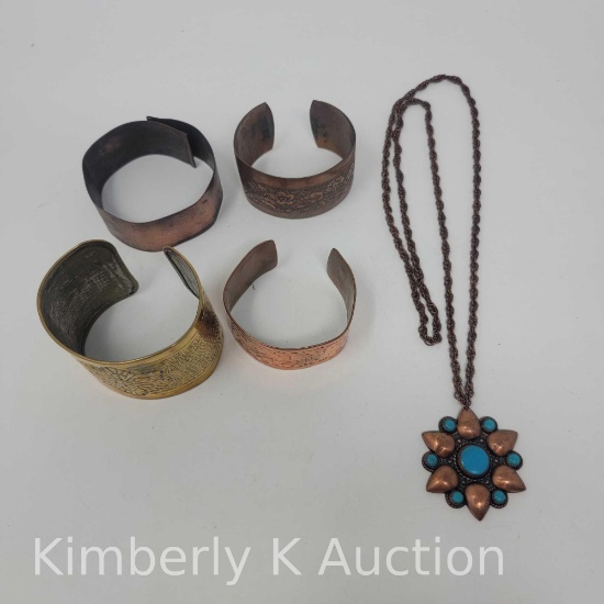 Copper and Brass Jewelry