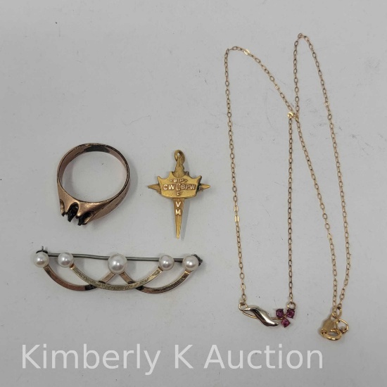 Gold-Filled Jewelry Grouping