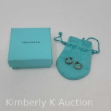 Tiffany & Co. Sterling Hoop Earrings