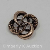 Gold Victorian Knot Pin