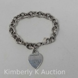 Tiffany & Co. Sterling Bracelet with Charm