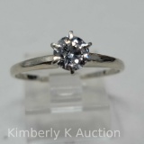 Solitaire Diamond Engagement Ring
