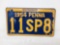 1954 Pennsylvania License Plate