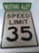 Signs- Speed Limit 35, 38