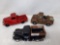 3 Toy Trucks- '37 Ford, '40 Ford, etc