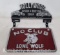 2 License Plate Toppers- Lone Wolf and Hollywood Speed & Custom
