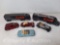 2 Knoll Winross Tractor-Trailers, 4 Other Toy Cars