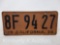 1936 California License Plate