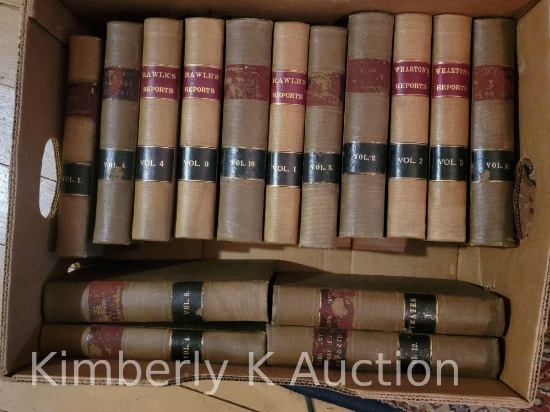 Early Rawle's Reports and Wharton's Reports- 15 Volumes