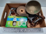 Electrical Items, Light Bulbs, Sand Paper, 16