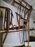 Early Farm Tools- Hames, Bow Saw, Sickle, Hatchet, Drill Brace, More