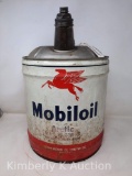 Mobiloil Can 5-Gallon