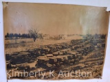 Copy of Junkyard Photo- Looks Like All 1920's Cars, Damage to Corners