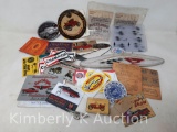 Large Lot of Auto Related Stickers & Commemoratives