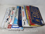 18 License Plates- Various States