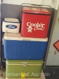 4 Coolers- Various Sizes from 9