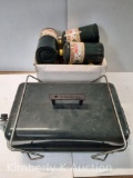 New Char-Broil Propane Camp Stove with 9 Propane Gas Bottles