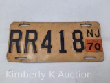 New Jersey License Plate, 3.5